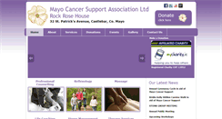 Desktop Screenshot of mayocancer.ie